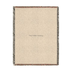 Personalized Woven Blanket