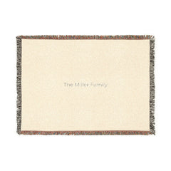 Personalized Woven Blanket