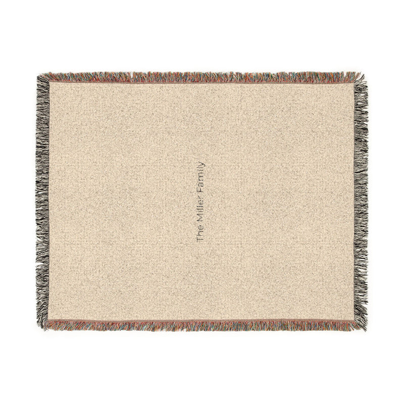 Personalized Woven Blanket