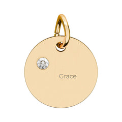 Birthstone Circle Charm